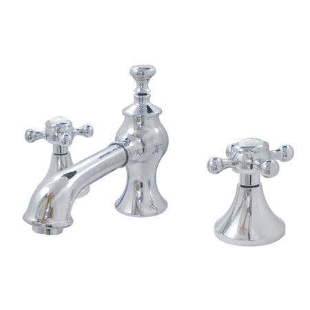 Kingston Brass KC7061BX 8" Widespread Bathroom Faucet, Polished Chrome KC7061BX